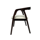 Stockholm stoel met ergonomisch design en minimalistische Scandinavische uitstraling, ontworpen voor comfort en rugondersteuning